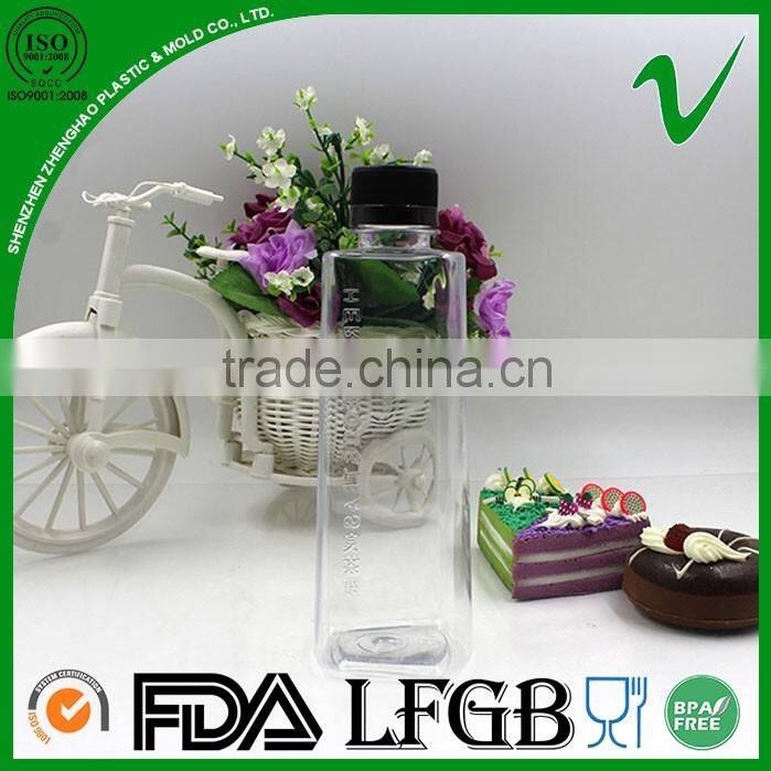 500ml empty clear PET drinking water bottle with FDA grade