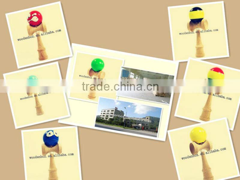 Shenzhen wooden sports equipment kendama toy
