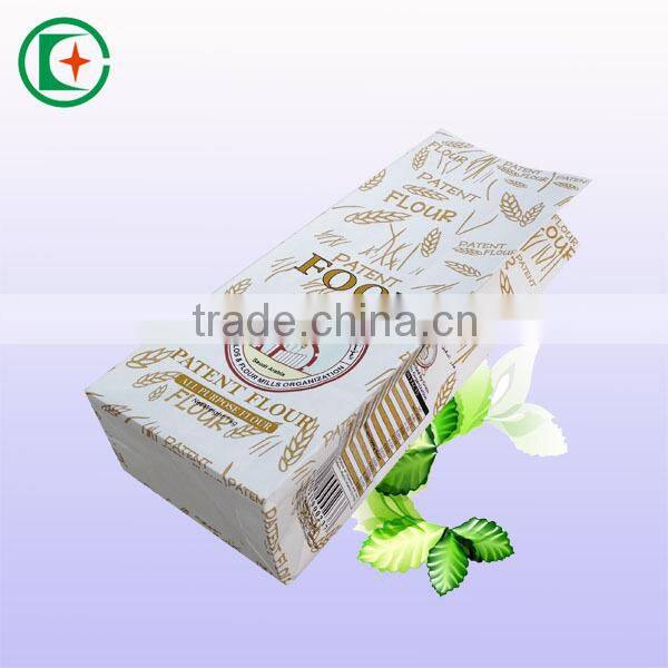 Food grade kraft paper bag for wheat flour packaging