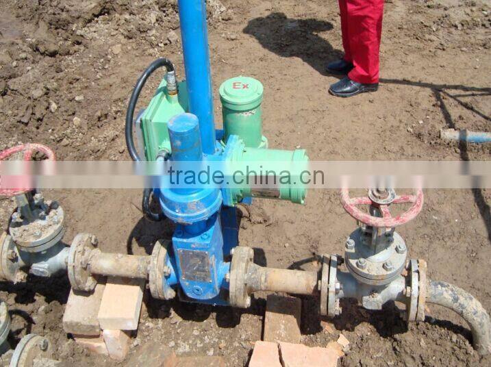 Pig Launcher and Receiver for cleaning oil pipes