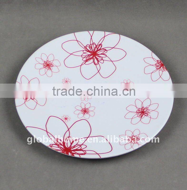 8K colorful melamine tray
