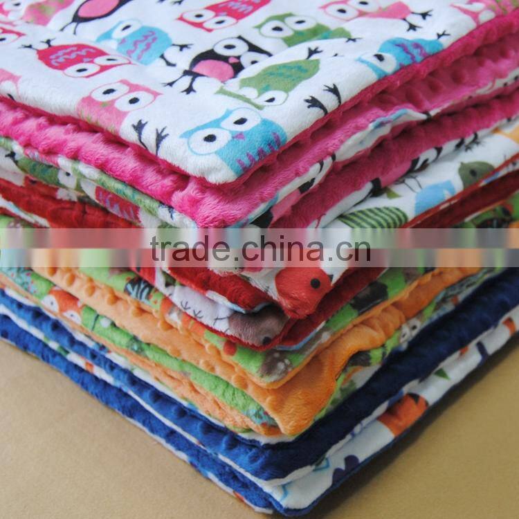 2016 Winter new style digital print polyester baby boy filling quilt