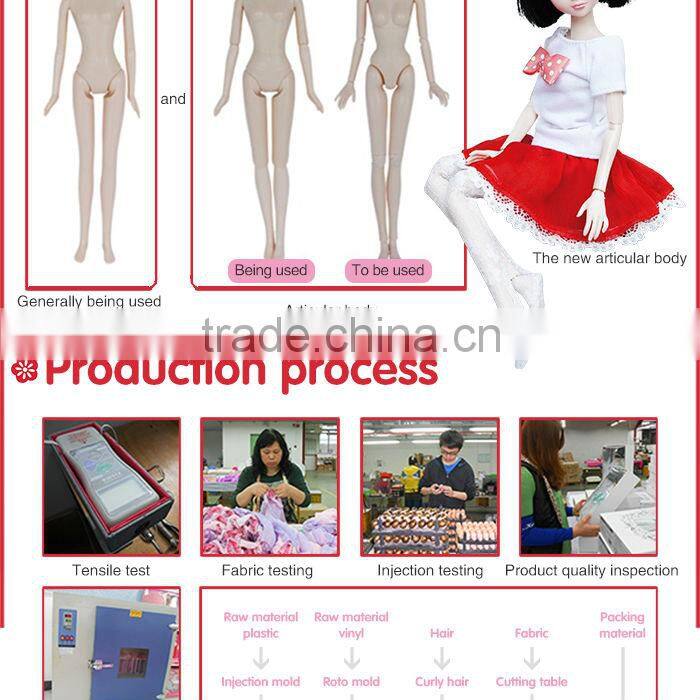 Plastic children fashion doll toy doll accessories