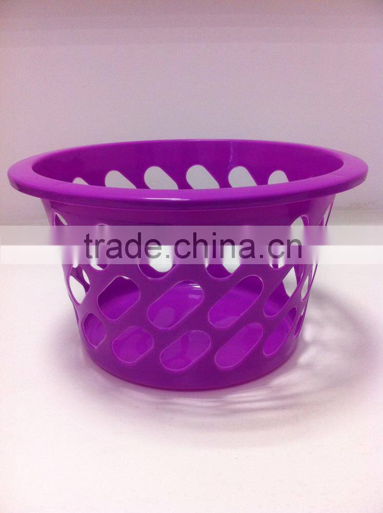 YXI04 MINI ROUND LAUNDRY BASKET,SMALL PLASTIC STORAGE BASKET