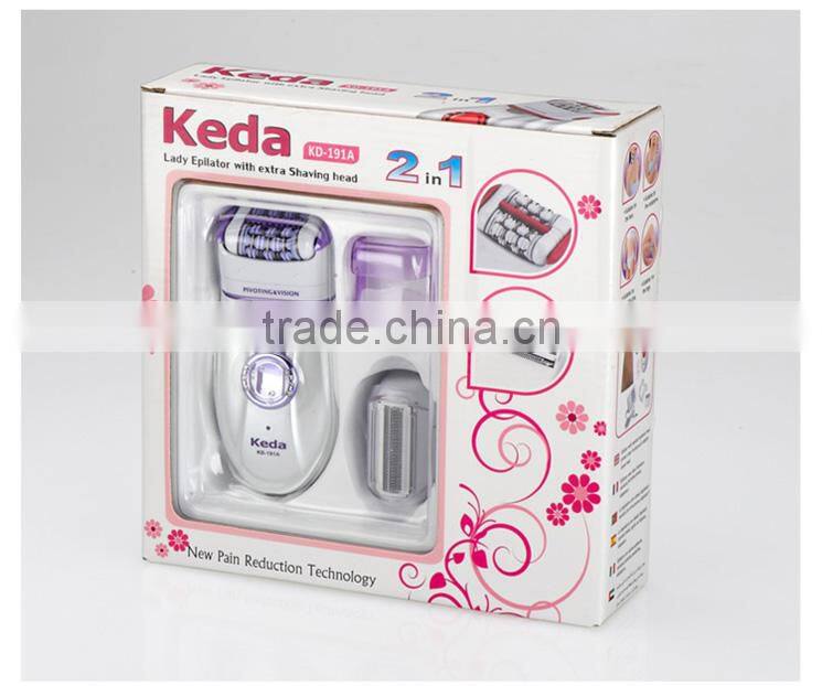 New 2 Heads in 1 Electrical Epilator Shaver