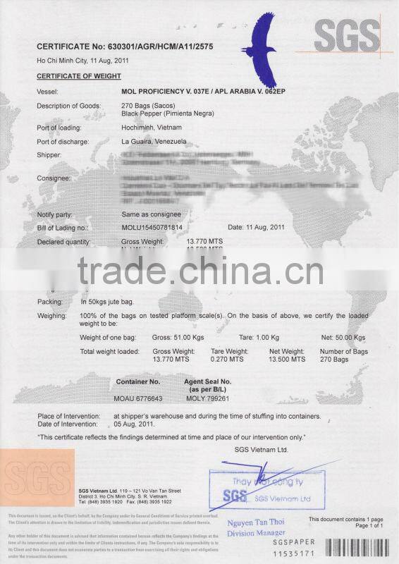 VIET NAM HIGH QUALITY BLACK PEPPER 500G/L (SKYPE: VISIMEX09)