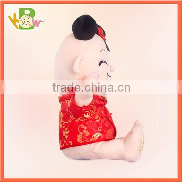 Custom cheap lovely dobby anime girl soft plush doll