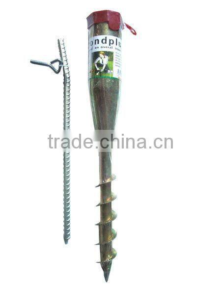 hot dipped galv. highest quality ground screw pole anchor