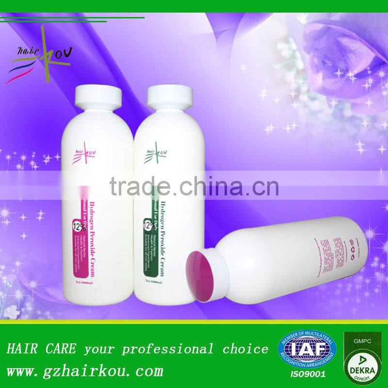 Private label hair color developer /good quality hair oxidant cream 1000ml