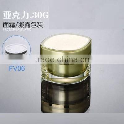 2016 New design Eye-shaped face cream jar 15g 30g 50g