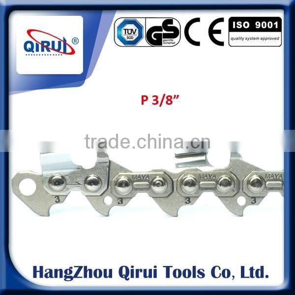 Professional 3/8" semi chisel chain saw chain for chainsaw guide bar