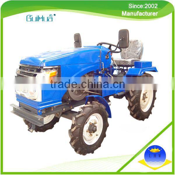 2015 hot new four wheels 12-15hp mini tractor