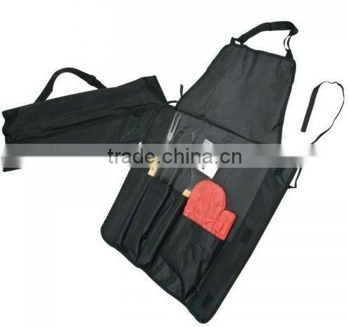 Promotional New Arrival Multi-functional Many Pockets BBQ Grill Kitchen Apron