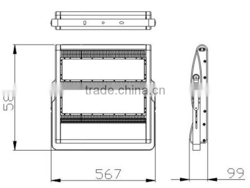 indoor outdoor lighting led flood light with meanwell driver
