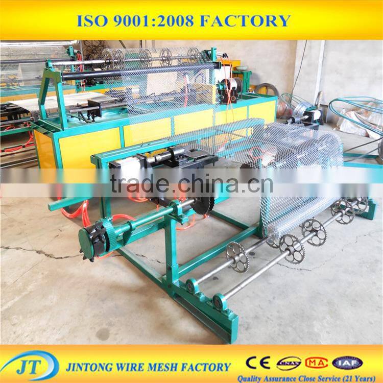 fully-automatic chain link fence machine