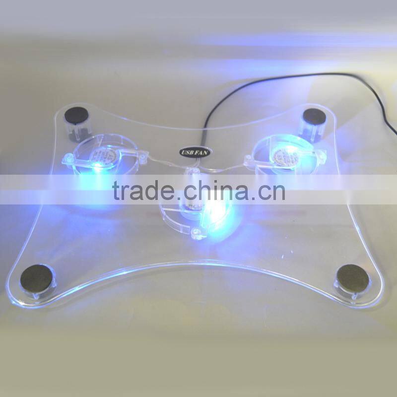 aptop cooling pad with 3 fan led ligh stock products