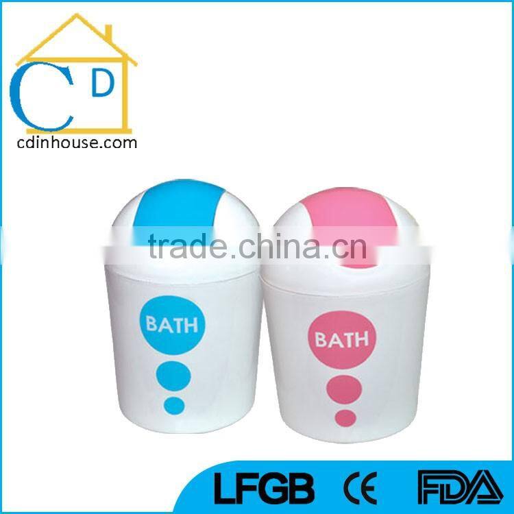 Plastic Trash Bin Table Office Desk Mini Dustbin Trash Can