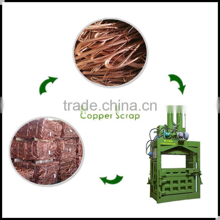 Vertical Aluminum Can Hydraulic Drink Bottle Baler for Scrap Metal