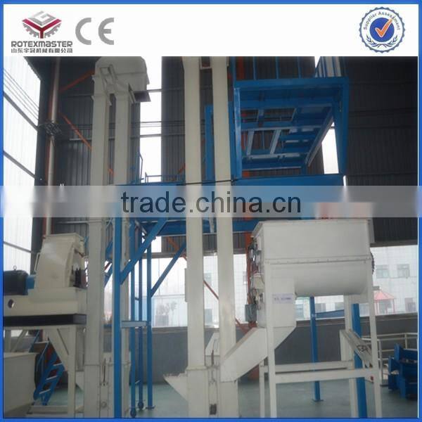 Rotexmaster YSHJ100 Single Shaft and Double Spiral Mixer for Chicken feed mixing