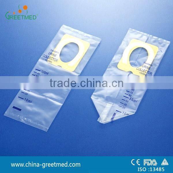 disposable pediatric urine bag collector