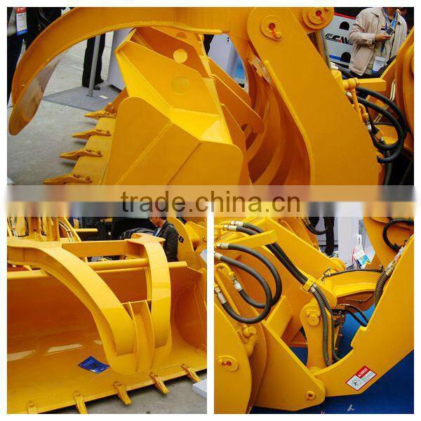 Log grapper loader JGM738J wheel loader with quick shift equipment