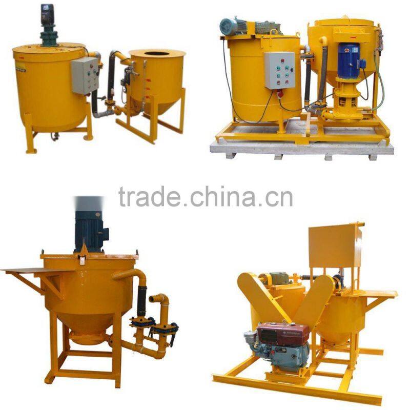 grouting matched equipment electric motor cement grout mixer