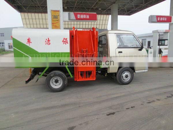 95 hp DONGFENG 4*2 Small Size Garbage Truck 5 m3