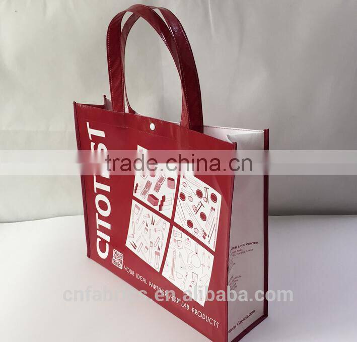customized printed nonwoven grocery tote shopping bag
