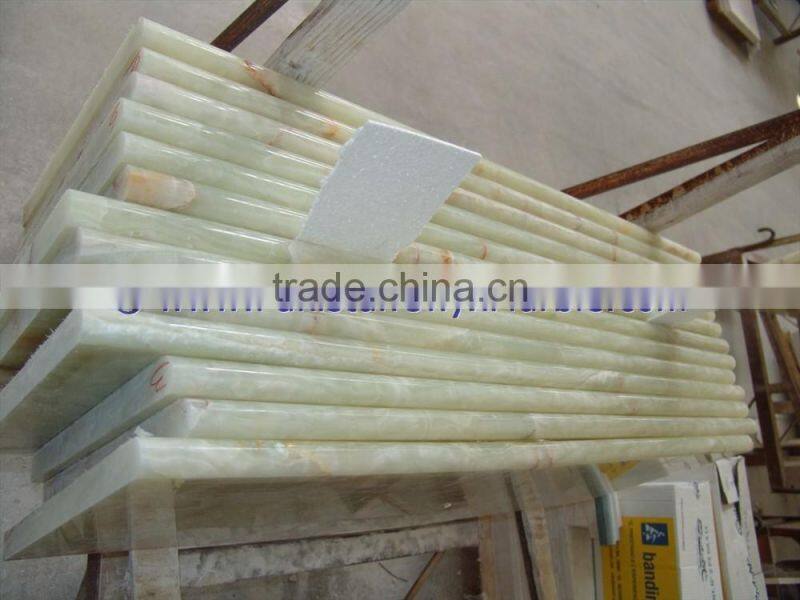 Top Quality GREEN ONYX COUNTERTOPS BAR SHOP SPA ETC Pakistan Onyx Marble are manufacturers, wholesalers and expo