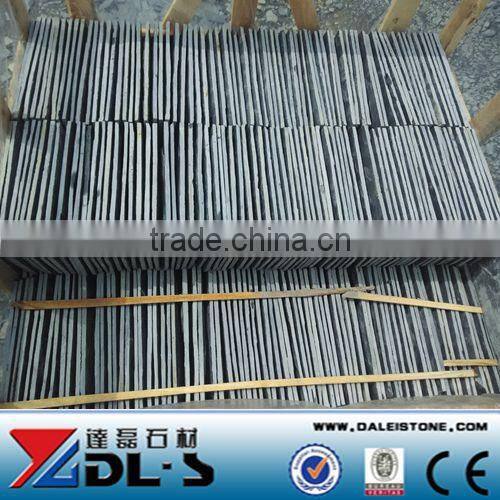 Black Slate Mushroom Stone natural surface Wall Cladding floor covering,Natural decorative stone low price