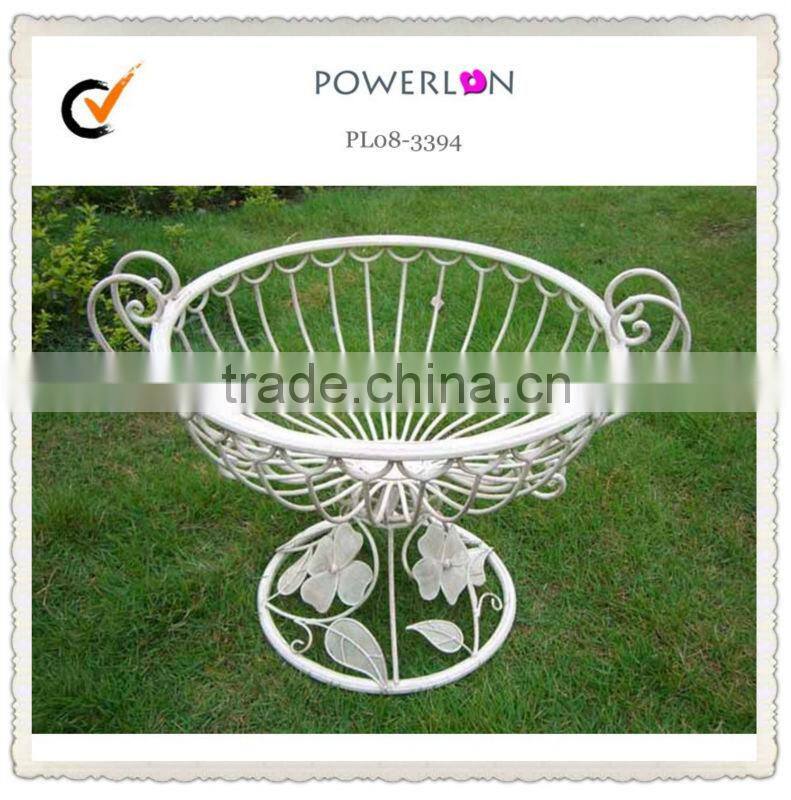 metal empty fruit basket