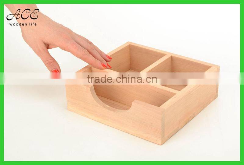 Wooden craft blank organizer