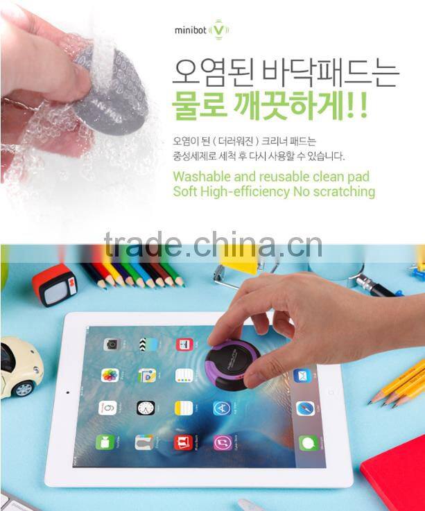 New Arrival Creative Mobile Phone Screen Cleaner, Mini Robot Dust Cleaning Machine For Smartphone LCD Screen