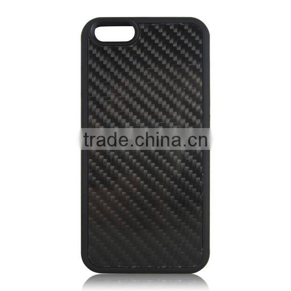 Universal TPU + REAL CARBON FIBER mobile phone case for iPhone 6/6s