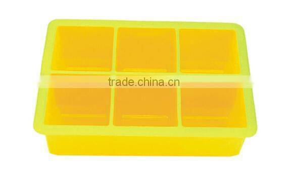 New Arrival 6 Lattices Silicone Ice Tray