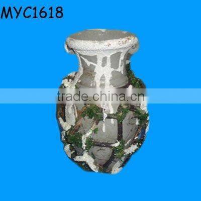 Garden rustic garden flower pots