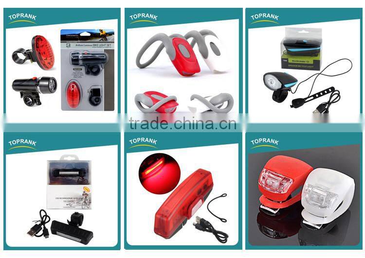 Promotional colorful front rear waterproof led decorative silicone bike light