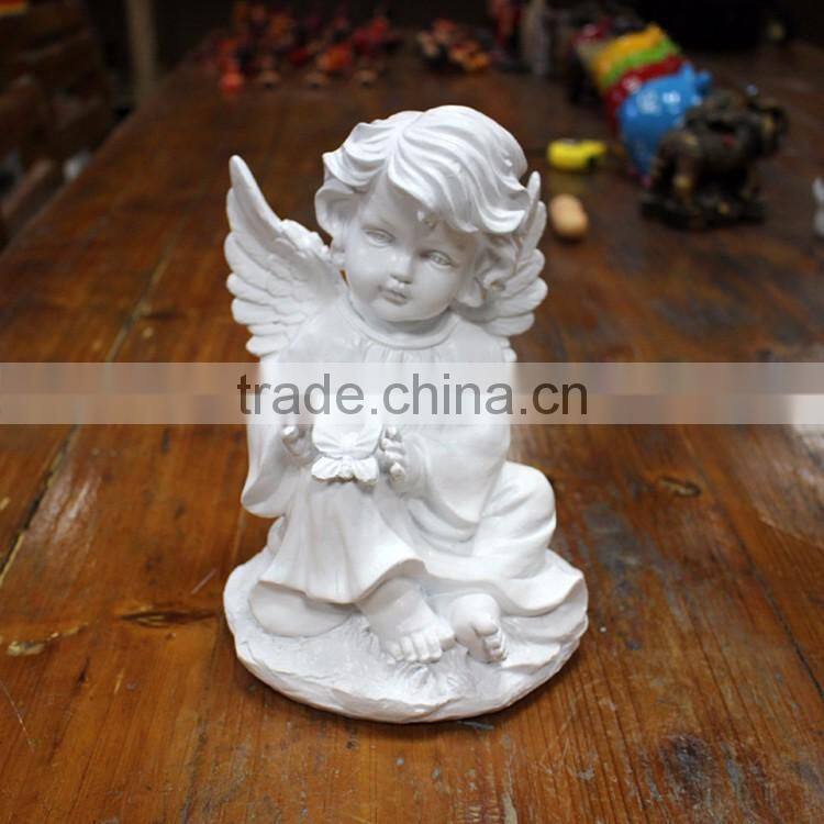 Custom guardian angel baby statue factory