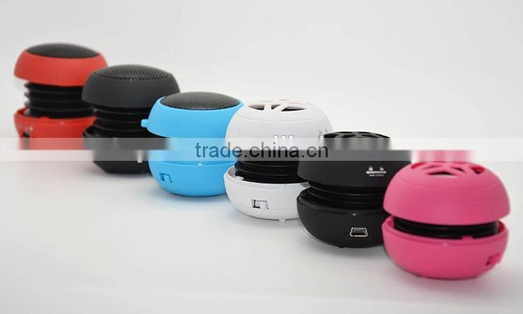 New gadget Christmas promotion gift portable laptop mini hamburger speaker