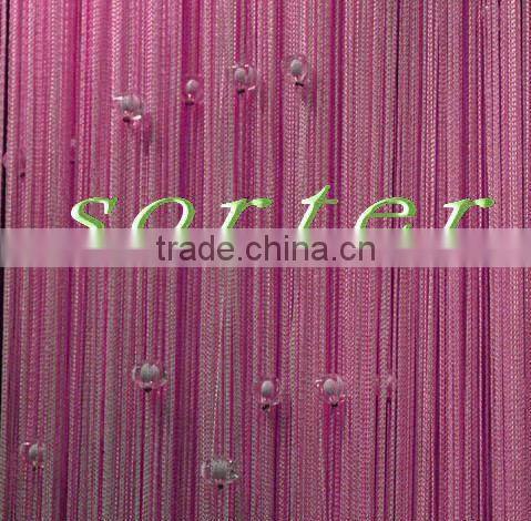 Sorter's decorative string curtain