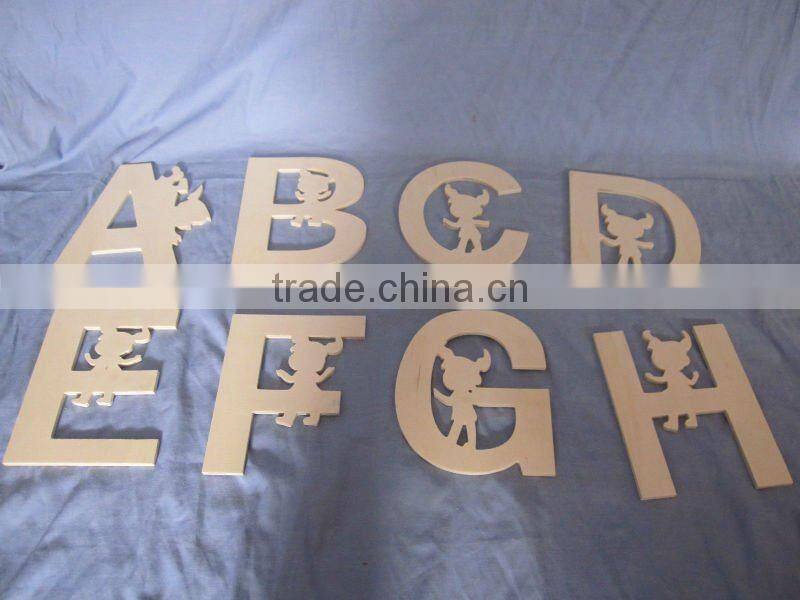 small home decrative wooden letters wholesale