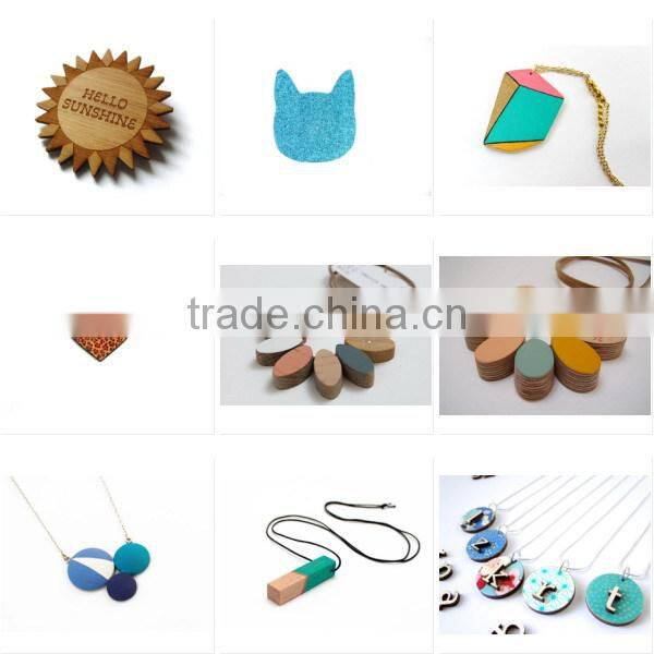 Hot new best selling product eco friendly quality craft girls dress accessories Wood Charm Bracelet made in China