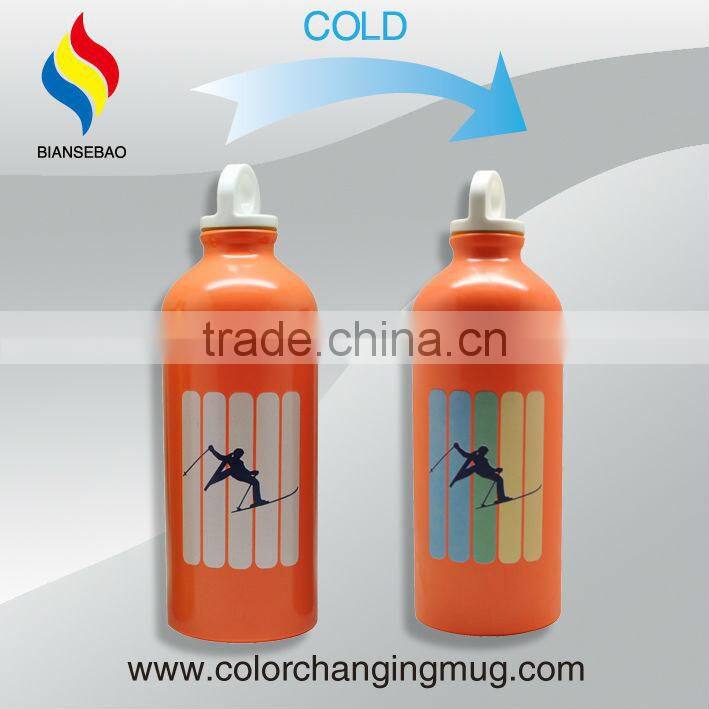 2016 promotional item cold color changing sport bottle hot selling item