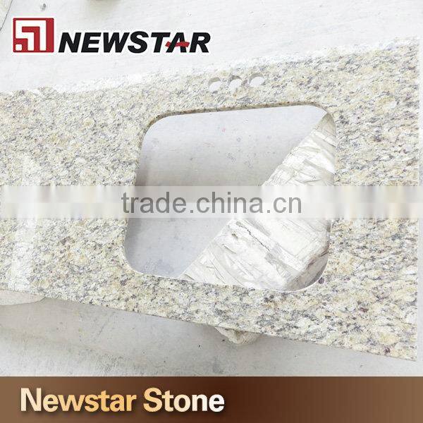 Newstar fabricated OG finish new giallo ornamental granite countertop