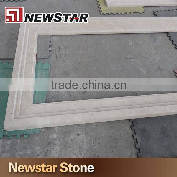 Designed Limestone Decorative Door Moulding