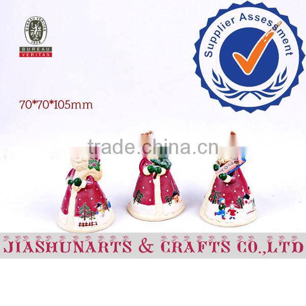 Christmas Santa Claus Ceramic Wind Chime