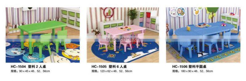 (HC-4812) Cheap used double school desk and chair