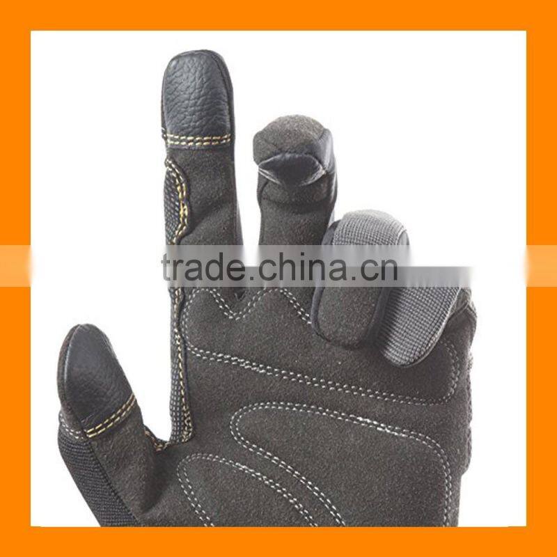 Best Price Custom Leathercraft Workright Handyman Flex Grip Work Gloves Industrial Safety Hand Mechanic Glove