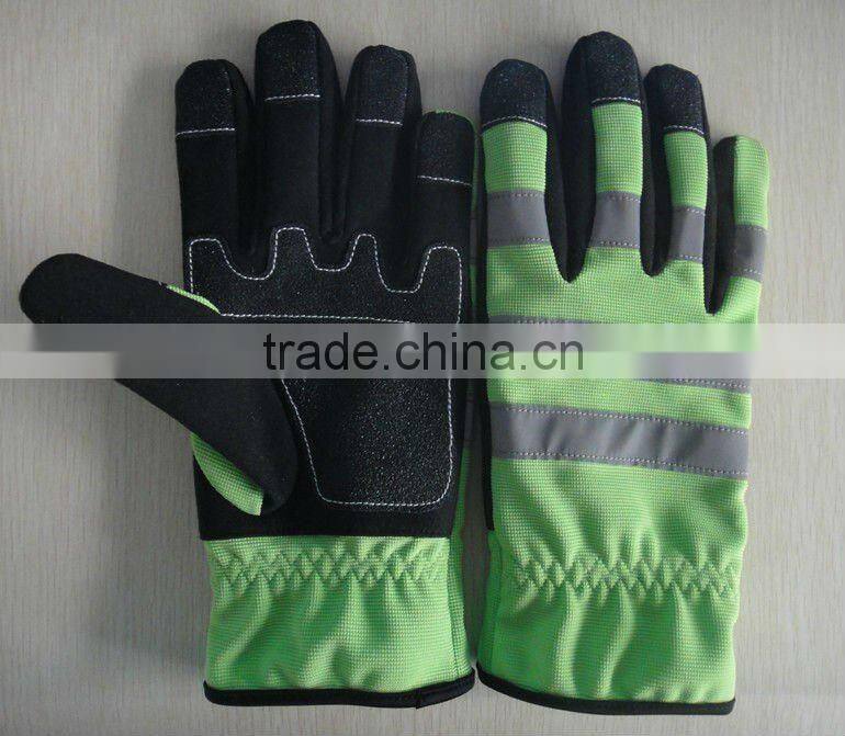 Mechanic shock proof gloves with knuckle protection JRM53