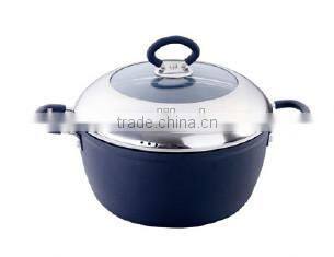 16cm eco friendly forged aluminum nonstick sauce pot